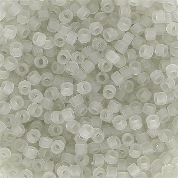 DB-1271 5.2 Grams of 11/0 Transparent Matte Grey Mist Delica Beads