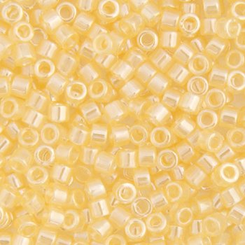 DB-1478 5.2 Grams of 11/0 Transparent Pale Apricot Lustre Delica Beads