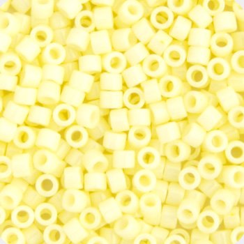 DB-1491 5.2 Grams of 11/0 Opaque Pale Yellow Delica Beads