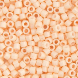 DB-1492 5.2 Grams of 11/0 Opaque Light Peach Delica Beads