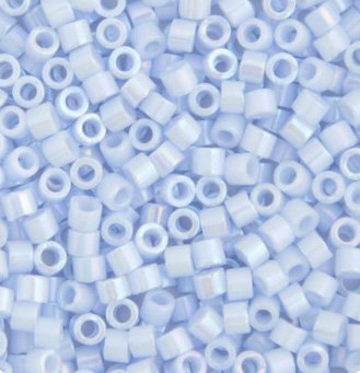 DB-1507 5.2 Grams of 11/0 Opaque Sky Blue AB Delica Beads
