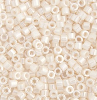 DB-1530 5.2 Grams of 11/0 Opaque Ceylon White Bisque Delica Beads