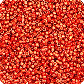 DB-1837 5.2 Grams of 11/0 Duracoat Galvanized Blush Pink Delica Beads