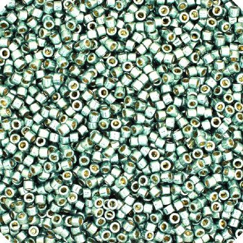 DB-1846 5.2 Grams of 11/0 Duracoat Galvanized Dark Sea Foam Delica Beads