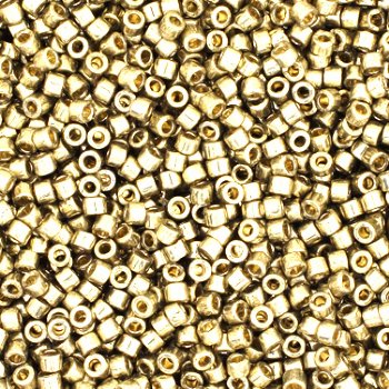 DB-1851 5.2 Grams of 11/0 Duracoat Galvanized Light Pewter Delica Beads