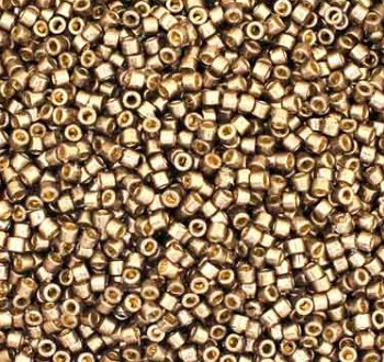 DB-1852 5.2 Grams of 11/0 Duracoat Galvanized Pewter Delica Beads