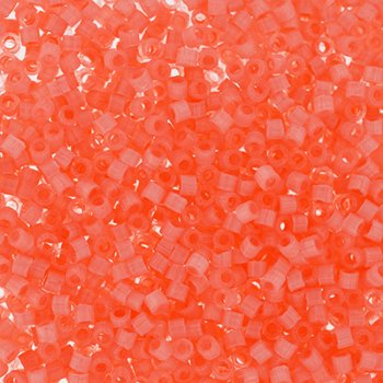 DB-1856 5.2 Grams of 11/0 Silk Inside Dyed Flamingo Delica Beads