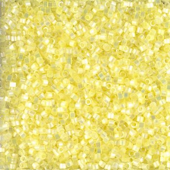 DB-1873 5.2 Grams of 11/0 Silk Inside Dyed Citron AB Delica Beads