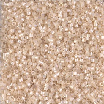 DB-1874 5.2 Grams of 11/0 Silk Inside Dyed Pale Apricot AB Delica Beads
