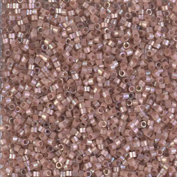 DB-1879 5.2 Grams of 11/0 Silk Inside Dyed Beige AB Delica Beads