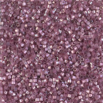 DB-1880 5.2 Grams of 11/0 Silk Inside Dyed Hydrangea AB Delica Beads