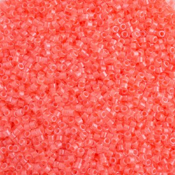 DB-2034 5.2 Grams of 11/0 Luminous Neon Flamingo Delica Beads