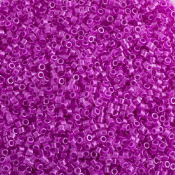 DB-2038 5.2 Grams of 11/0 Luminous Neon Plum Crazy Delica Beads