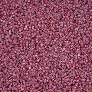 DB-2048 5.2 Grams of 11/0 Luminous Pink Taffy Delica Beads