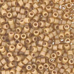 DB-2105 5.2 Grams of 11/0 Duracoat Opaque Dyed Beige Delica Beads