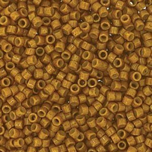 DB-2110 5.2 Grams of 11/0 Duracoat Opaque Dyed Toast Delica Beads