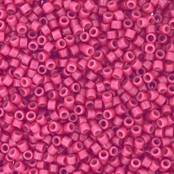 DB-2118 5.2 Grams of 11/0 Duracoat Opaque Dyed Antique Rose Delica Beads
