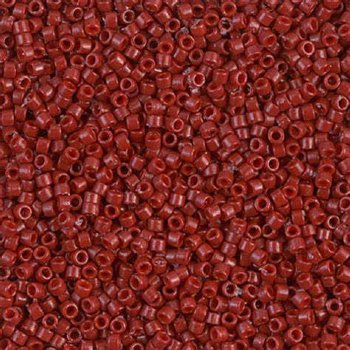 DB-2119 5.2 Grams of 11/0 Duracoat Opaque Dyed Jujube Delica Bead