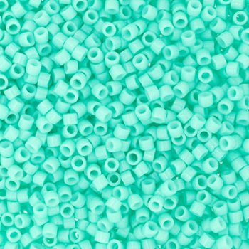 DB-2122 5.2 Grams of 11/0 Duracoat Opaque Dyed Robins Egg Blue Delica Beads
