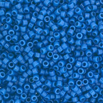 DB-2135 5.2 Grams of 11/0 Duracoat Opaque Dyed Dusk Blue Delica Beads