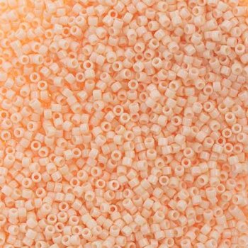 DB-2351 5.2 Grams of 11/0 Duracoat Opaque Dyed Cream Delica Beads