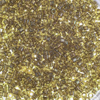 DB-2377 5.2 Grams of 11/0 Fancy Lined Olivine Delica Beads