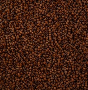 DB-2403 5.2 Grams of 11/0 Transparent Matte Root Beer Delica Beads
