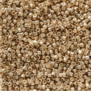 DB-2504 5.2 Grams of 11/0 Duracoat Galvanized Antique Gold Delica Beads