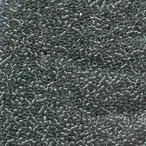 DB-0708 5.2 Grams of 11/0 Transparent Grey Delica Beads