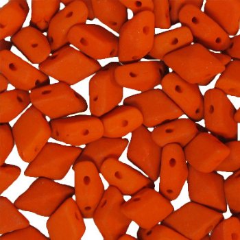 5.5 Grams of 5x8mm Pumpkin Pie DiamonDuo Two Hole Beads