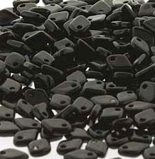 10 Grams Jet 3.7x5mm Dragon Scale Beads