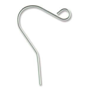 25 Pairs of 23mm Plain Stainless Steel Ear Hooks
