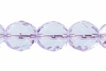 25 10mm Faceted Round Transparent Alexandrite Firepolish Beads