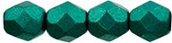 50 6mm Faceted Saturated Metallic Arcadia Firepolish Beads