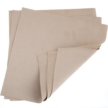 1, 8.5 X 8.5 Inch Sheet Ivory Faux Ultrasuede