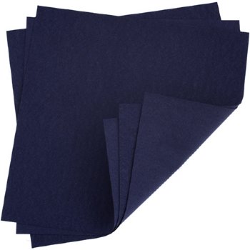 1, 8.5 X 8.5 Inch Sheet Navy Faux Ultrasuede