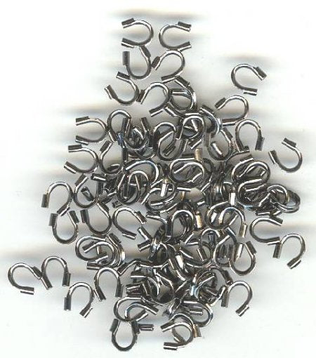 100 4x4mm Gunmetal Wire Guards