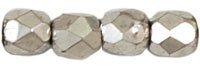 100 2mm Labrador Full Coat Faceted Glass Beads