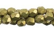 100 3mm Meadowlark Saturated Metallic Faceted Beads