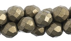 25 8mm Emperador Saturated Metallic Faceted Beads