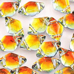 10 Grams of Backlit Tequila GemDuo Glass Beads