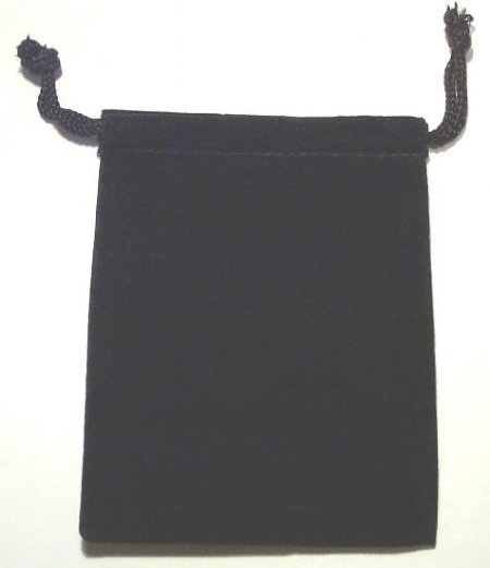 Small Black Velvet Gift Bag
