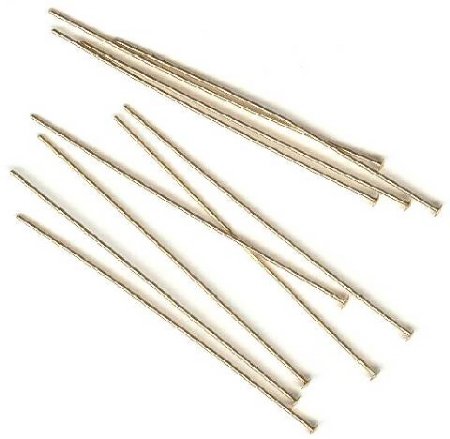 GF2401 10, 38mm Gold Filled Head Pins