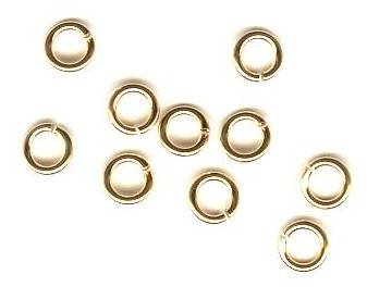 GF2024 10, 4mm Gold Filled Jump Rings