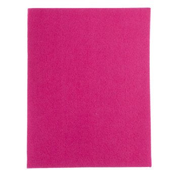1, 8.5 X 11 Inch Sheet Hot Pink GoodFelt Beading Foundation