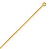 50, 2 Inch 20ga Bright Gold 2mm Ball Pins