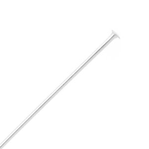 100, 2 Inch 20ga Bright Silver Plated Head Pins
