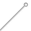 50, 1 Inch 20ga Bright Silver 2mm Ball Pins