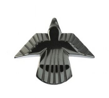 1, 38x33mm Hematite Soaring Eagle Pendant