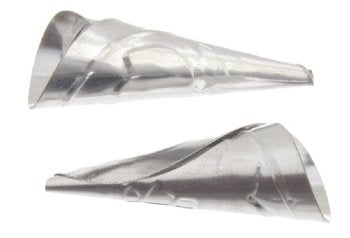 10, 45x18mm  Aluminum Pow Wow Tulip Jingle Cones